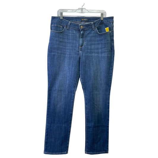 Jeans Straight By Lee In Blue, Size:14