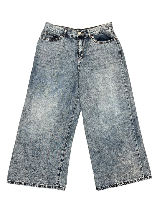 Jeans Wide Leg By SINCERELY JULES In Blue Denim, Size:10