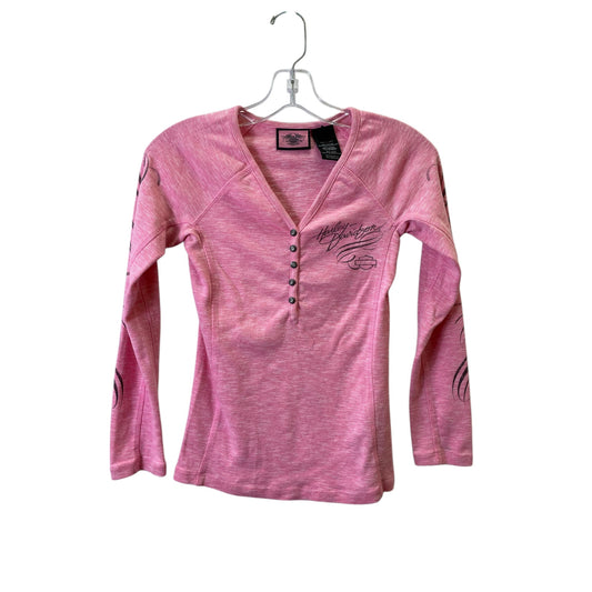 Top Ls By Harley Davidson In Pink, Size:Xs