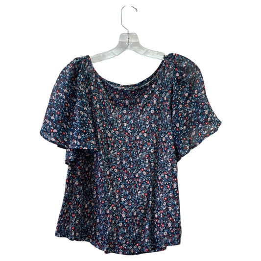 Top Ss By Lucky Brand In Floral Print, Size:Sp