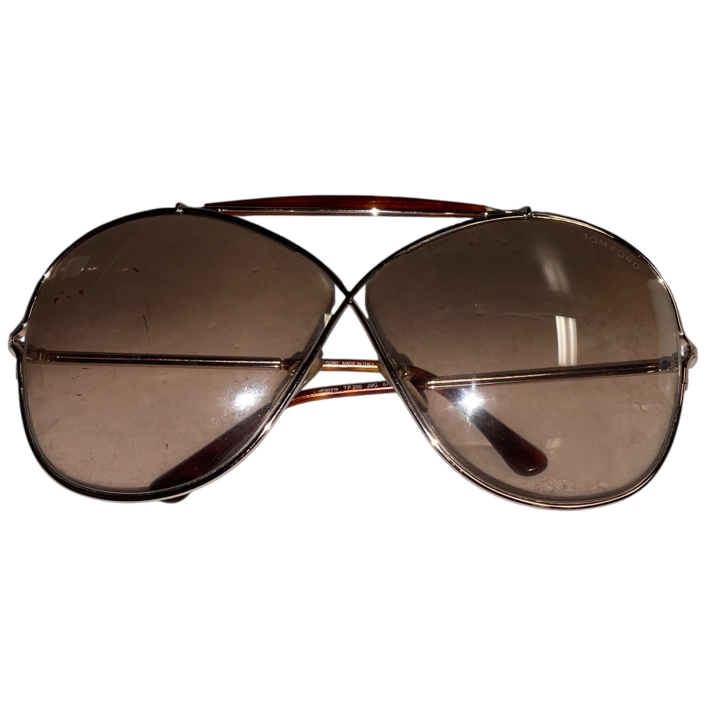 Sunglasses Luxury Designer By Tom Ford In Brown