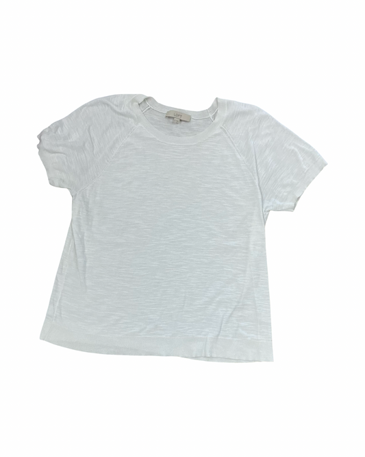 Top Ss By Loft In White, Size:Xl