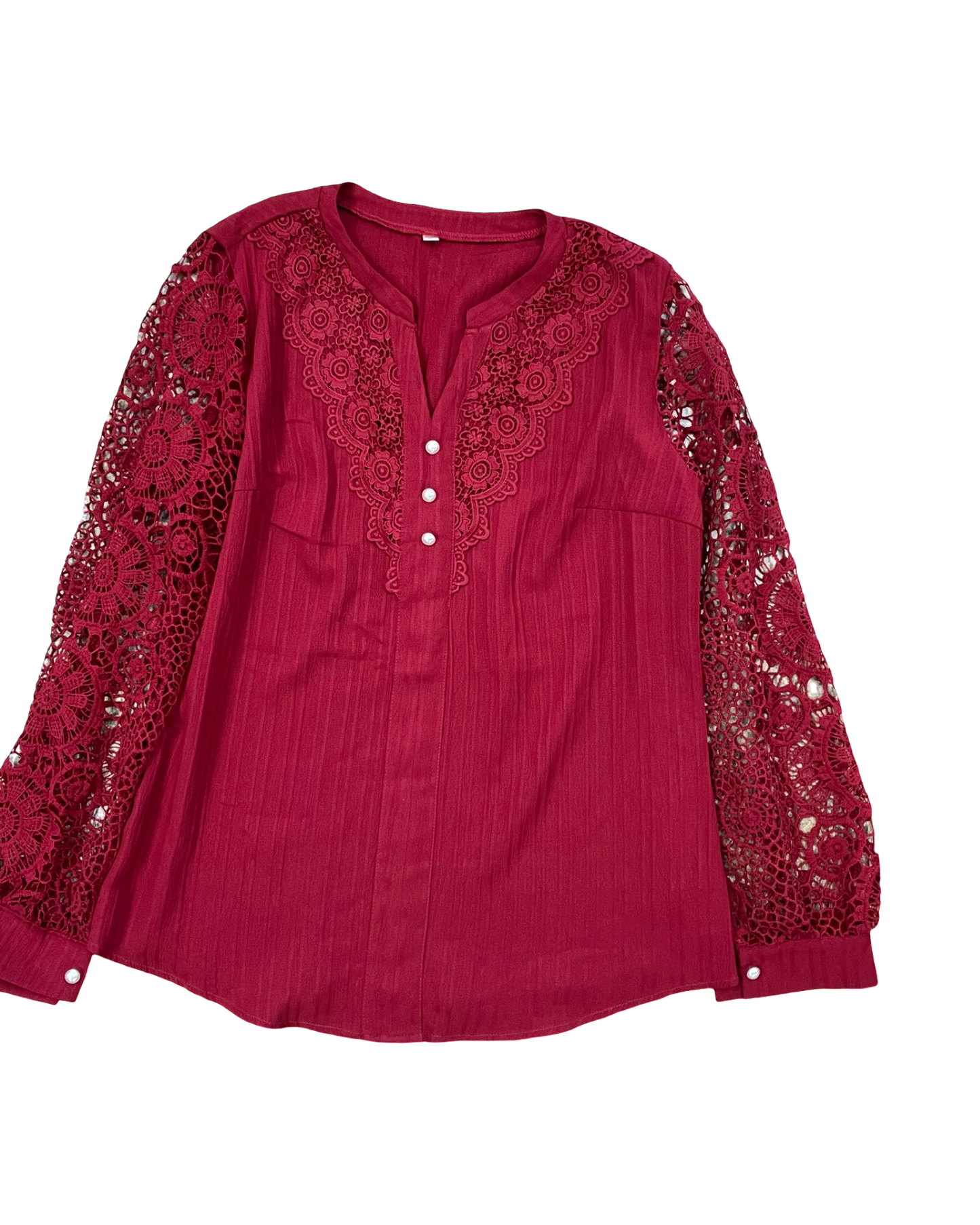 Top Ls By Clothes Mentor In Red, Size:L