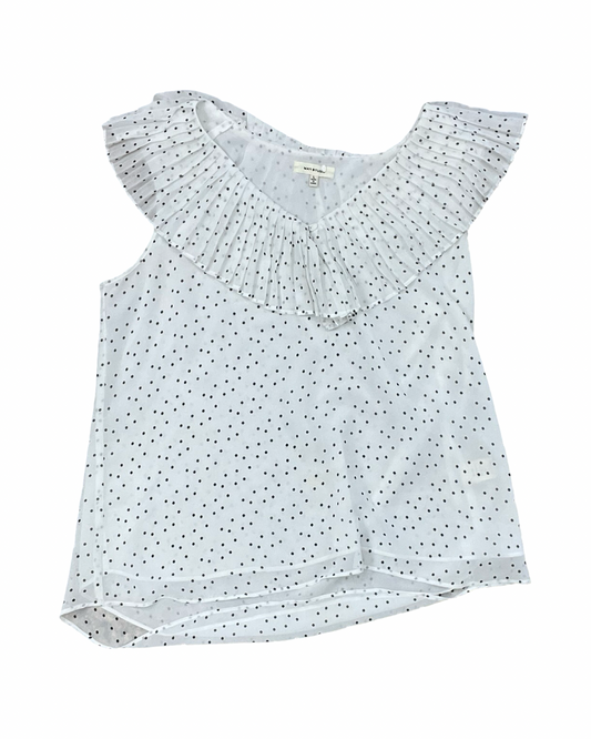 Top Sleeveless By Max Studio In White, Size:L