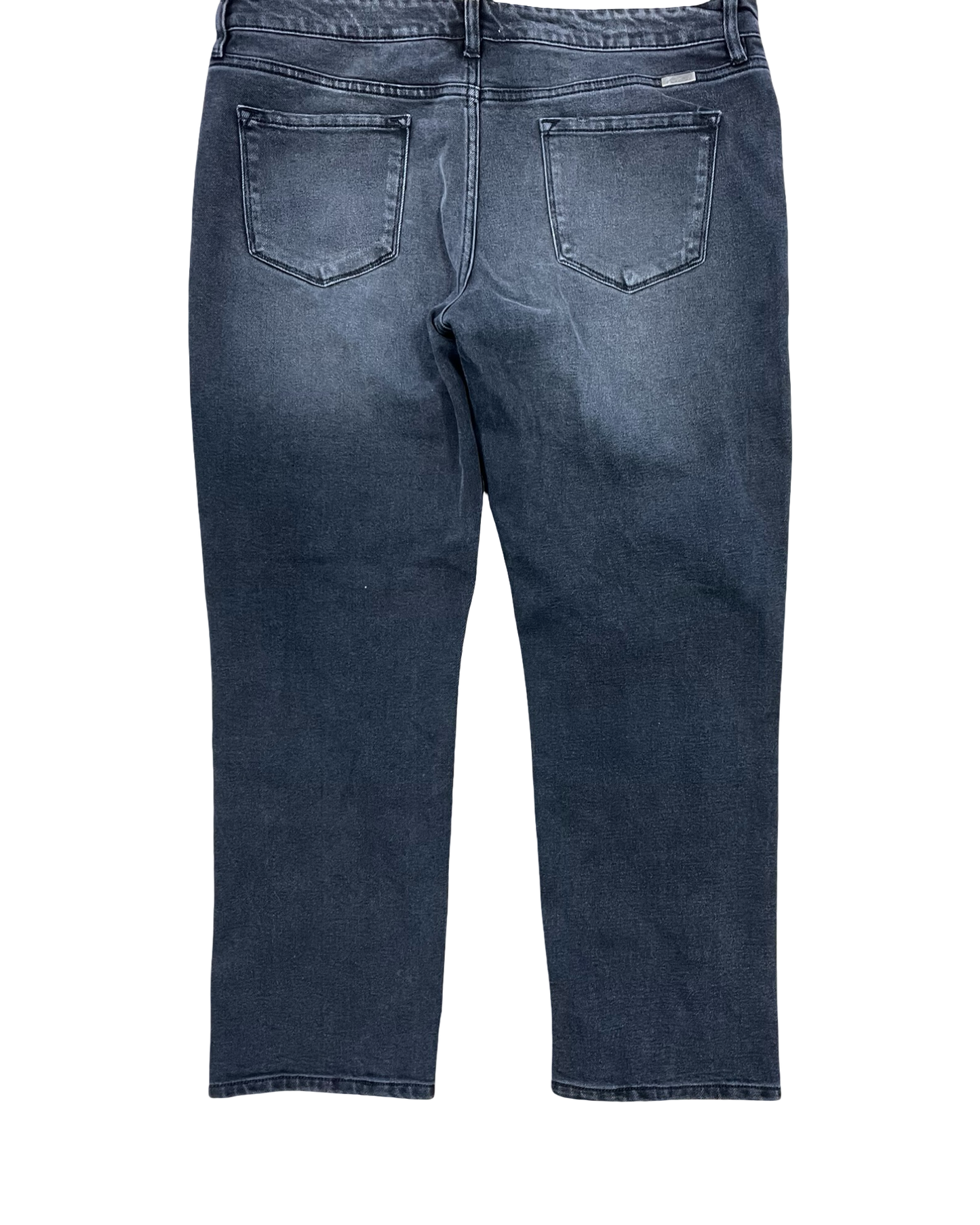 Jeans Straight By Clothes Mentor In Blue Denim, Size:12