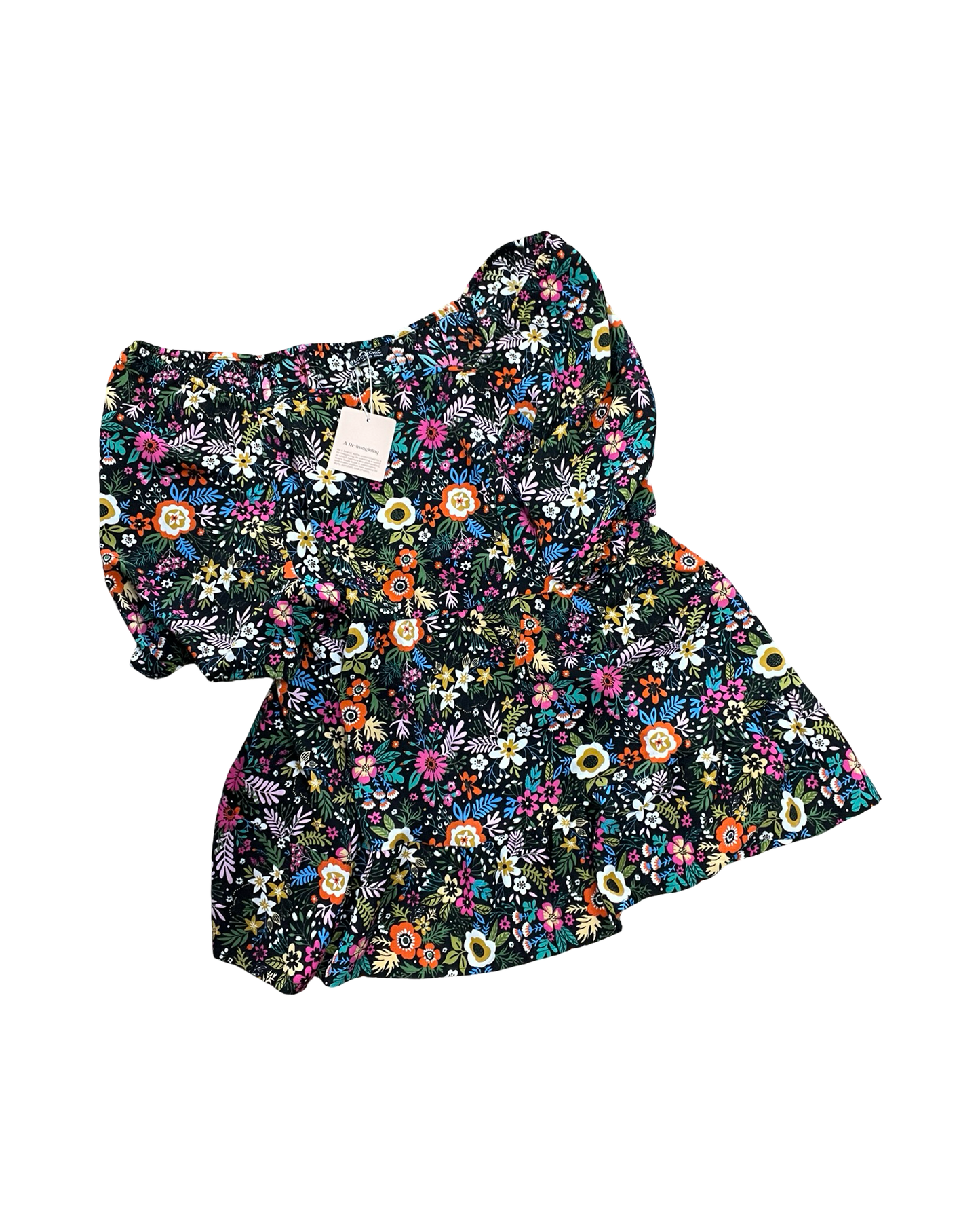 Top 3/4 Sleeve By Bloomchic In Floral Print, Size:Xl