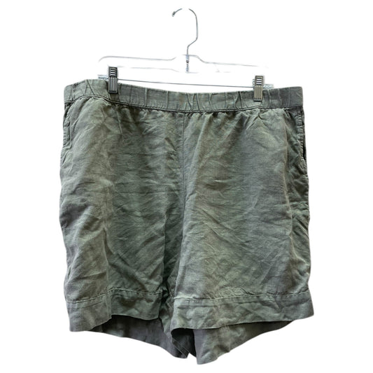 Shorts By Pure Jill In Green, Size:Xl