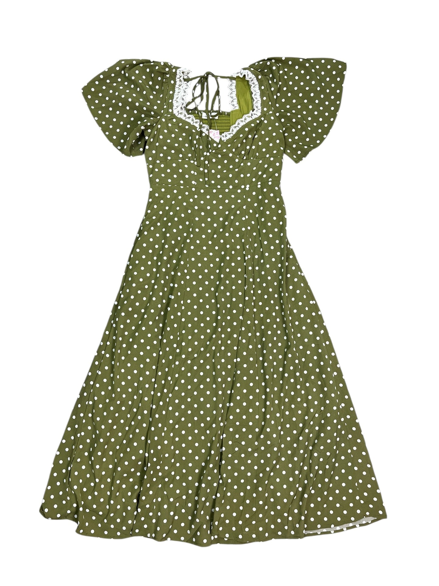 Dress Casual Maxi By In Loom In Green, Size:S