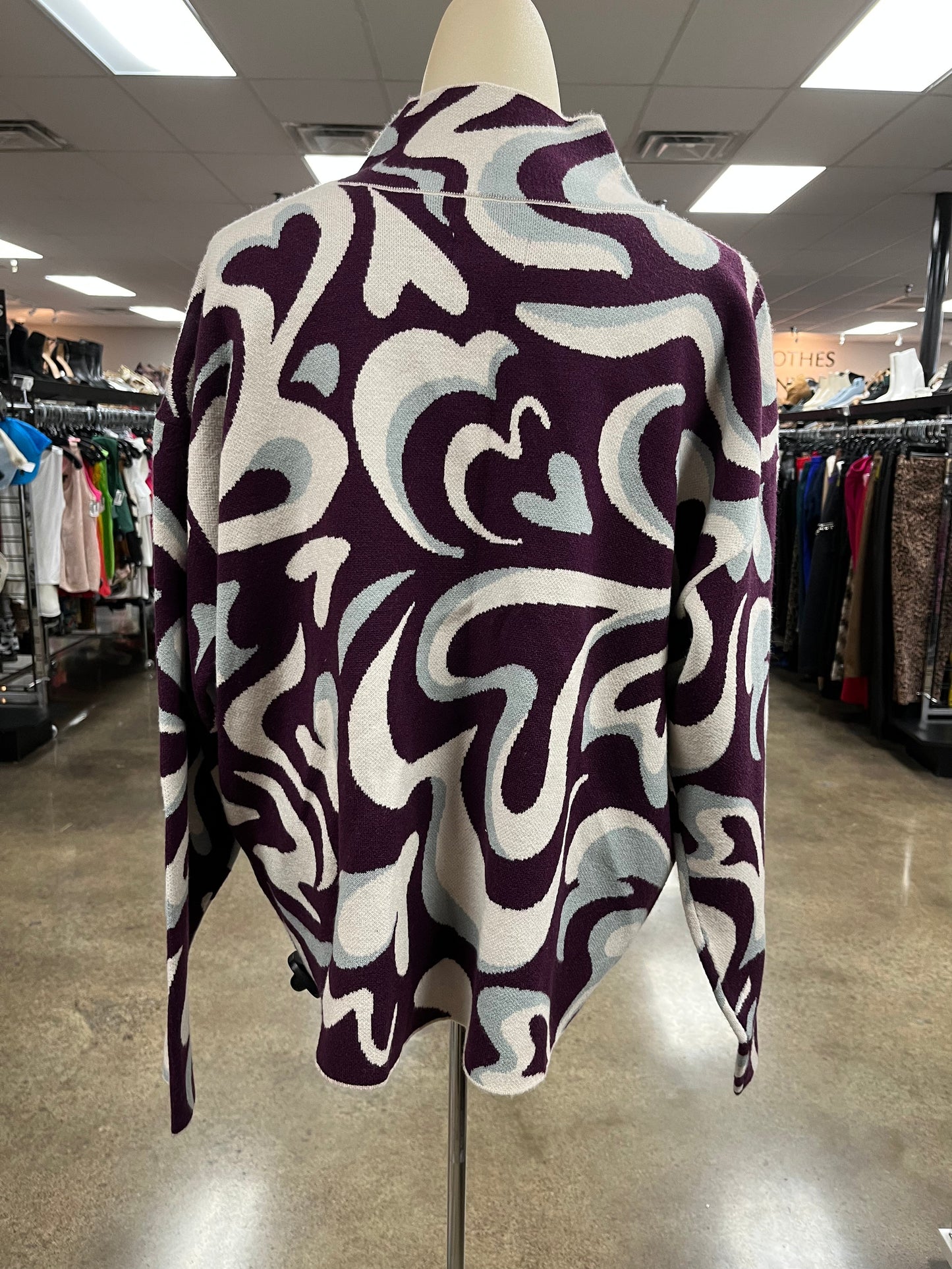 Sweater By Maeve In Purple, Size:Xl