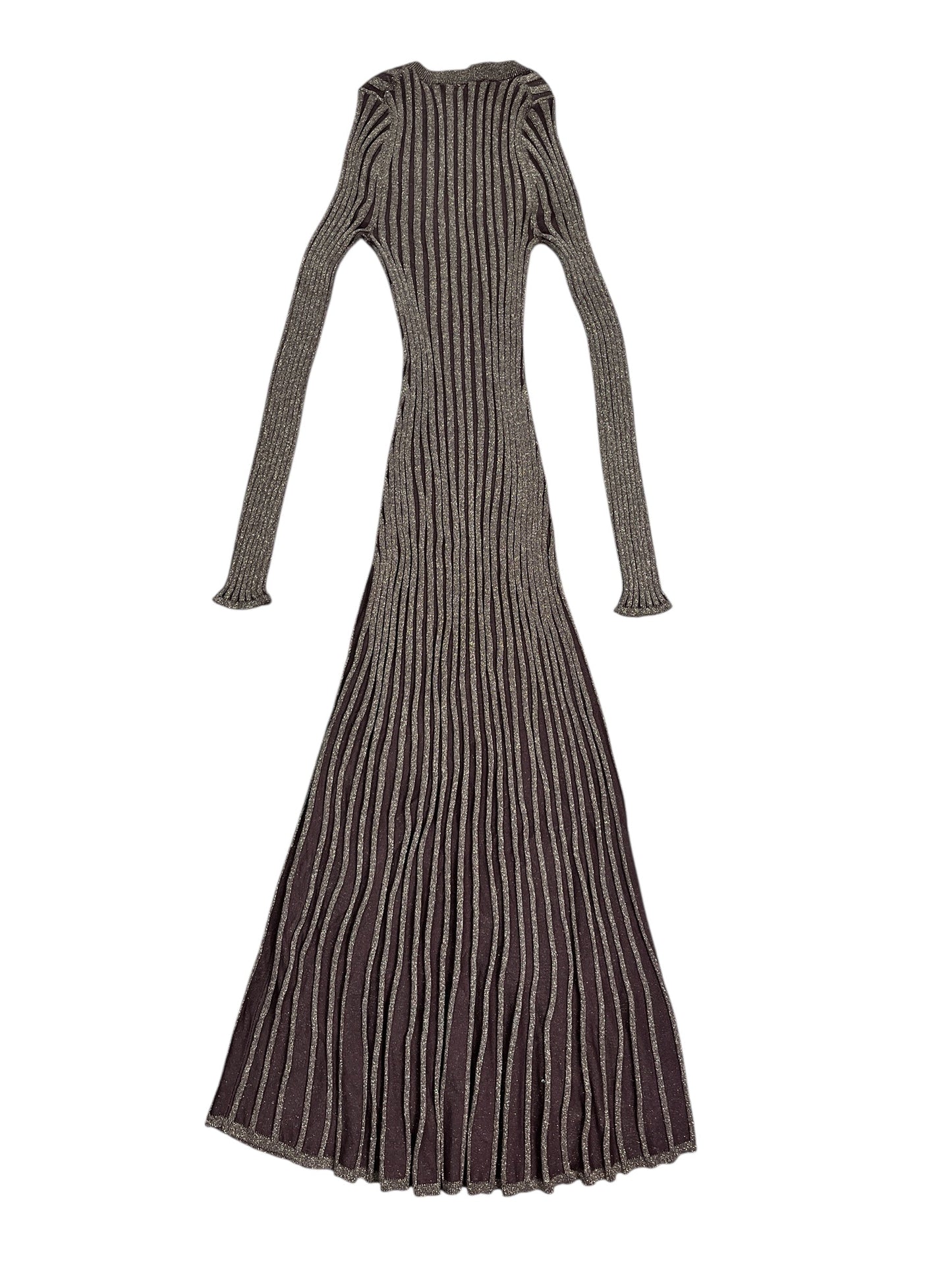 Dress Casual Maxi By Loft In Brown, Size:Xs