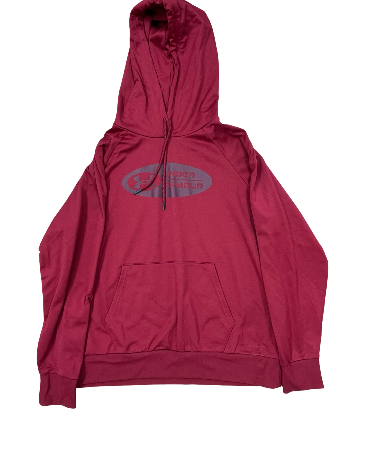 Sweatshirt Hoodie By Under Armour In Maroon, Size:Xl