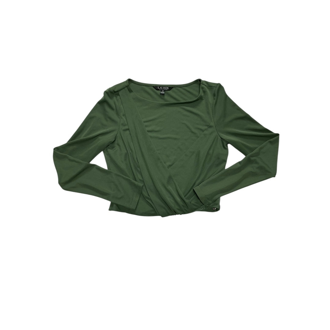 Top Ls By Lauren By Ralph Lauren In Green, Size:M