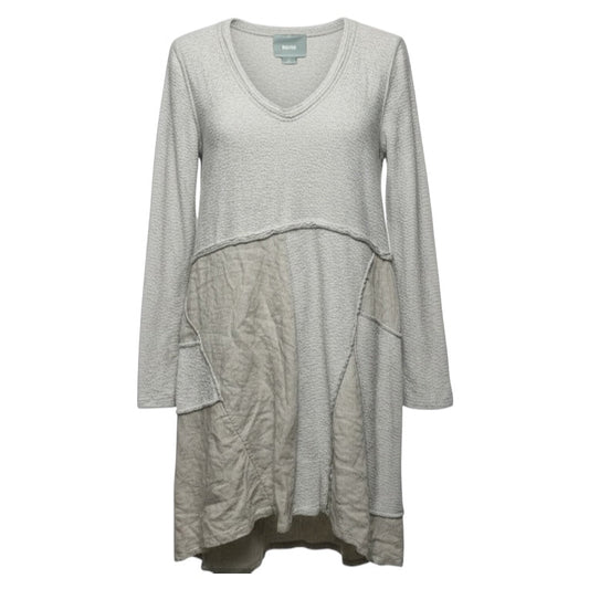 Patchwork Dress Casual Midi By Maeve In Cream, Size: M