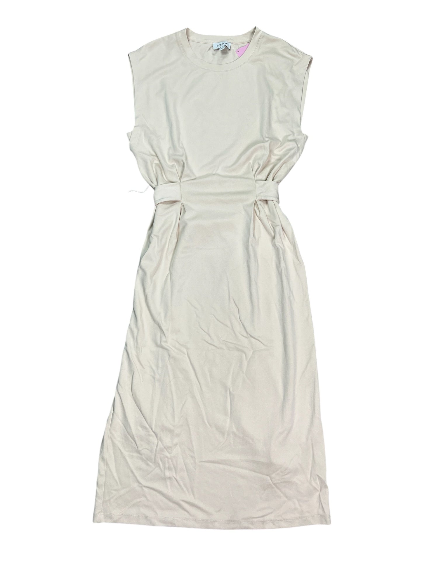 Dress Casual Midi By Evereve In Tan, Size:L