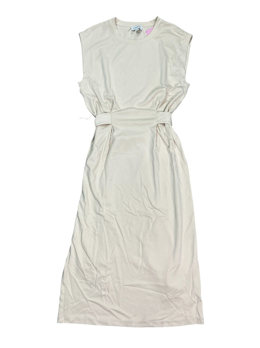 Dress Casual Midi By Evereve In Tan, Size:L