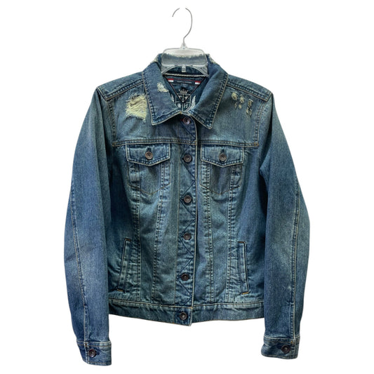 Jacket Denim By Tommy Hilfiger In Blue, Size:Xl