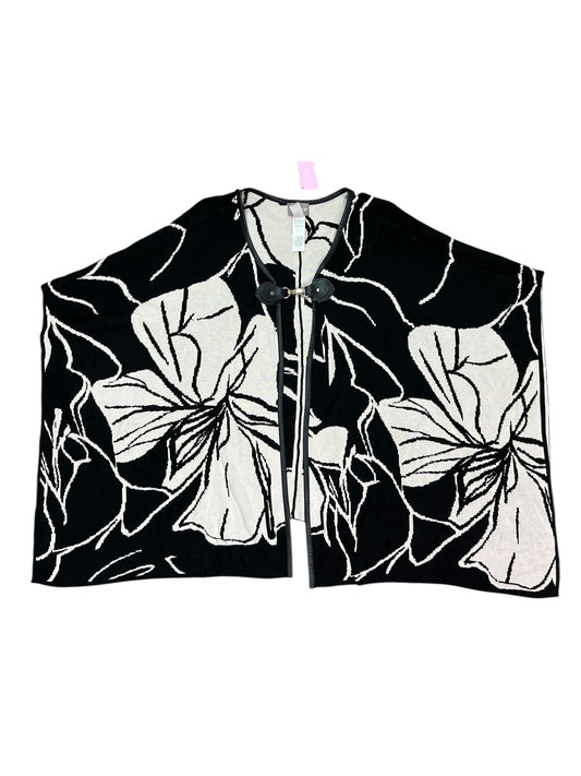 Cardigan By Chicos In Black & Cream, Size:Osfm