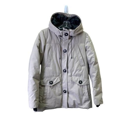 Coat Puffer & Quilted By Gerry In Beige, Size:S