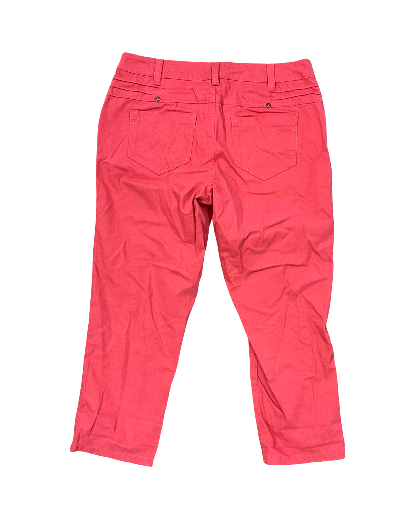 Pants Cropped By Relativity In Pink, Size:4P