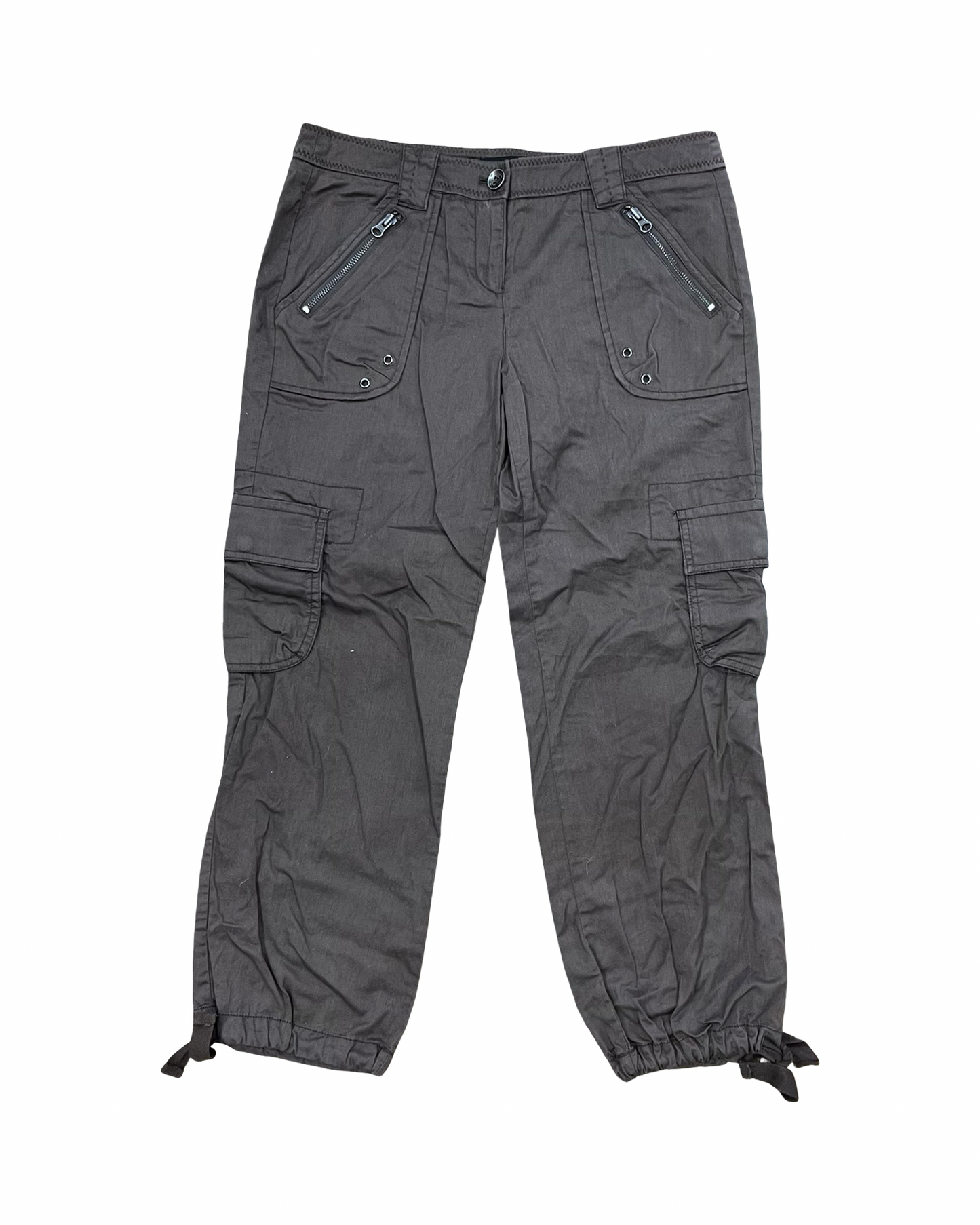 Pants Cropped By New York And Co In Brown, Size:2