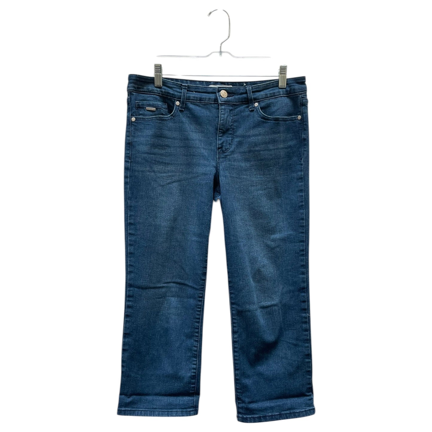 Capris By Nine West In Blue Denim, Size:8