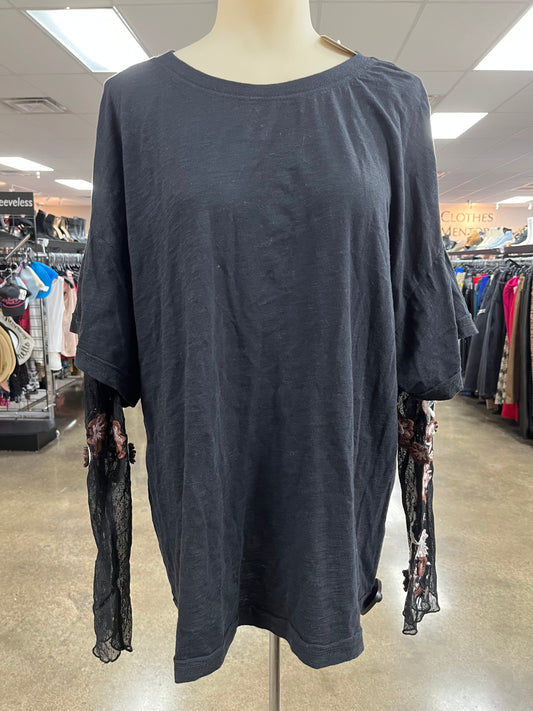 Top Ls By Free People In Black, Size:L