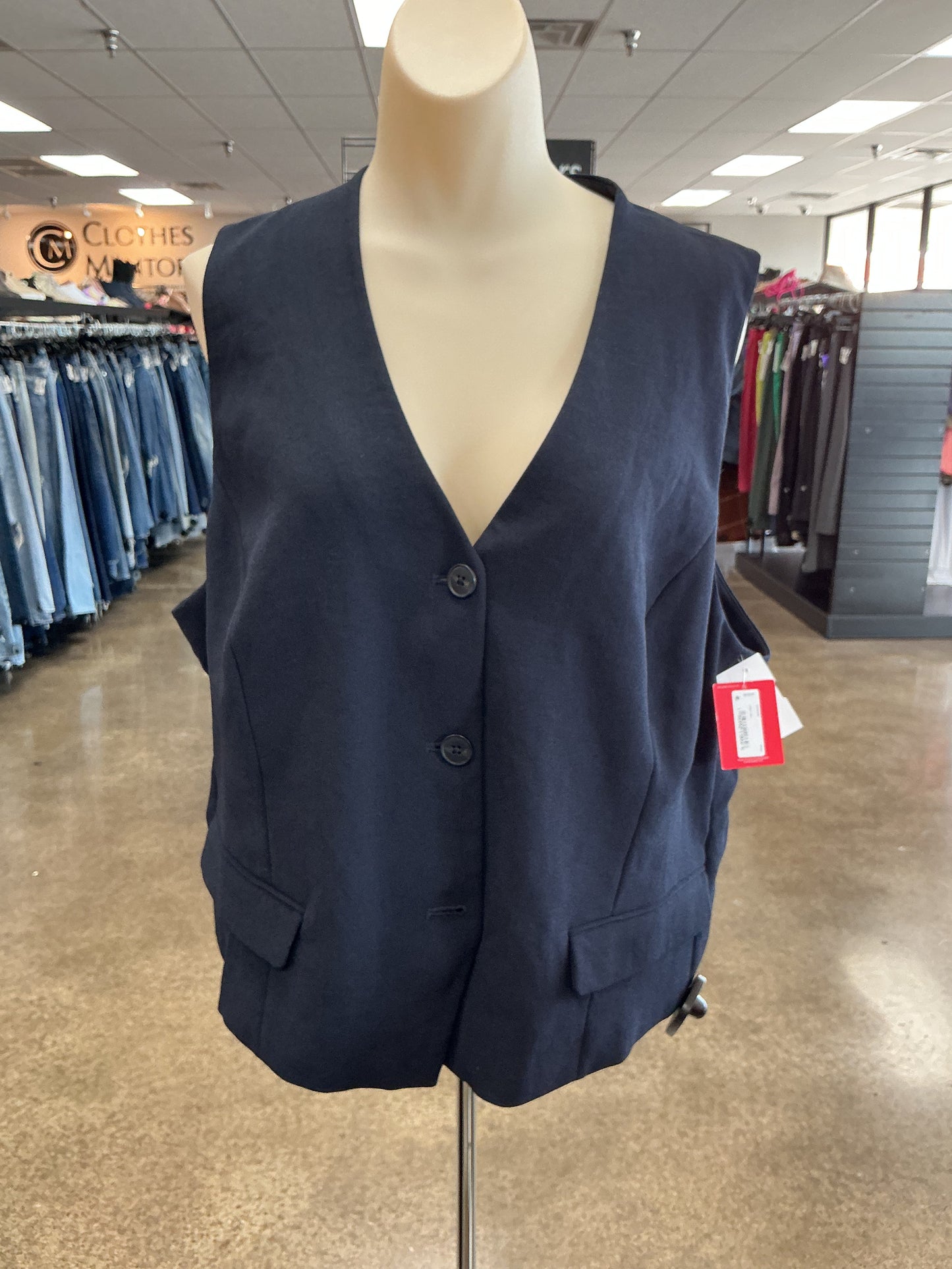 Vest Other By Spanx In Navy, Size:1X