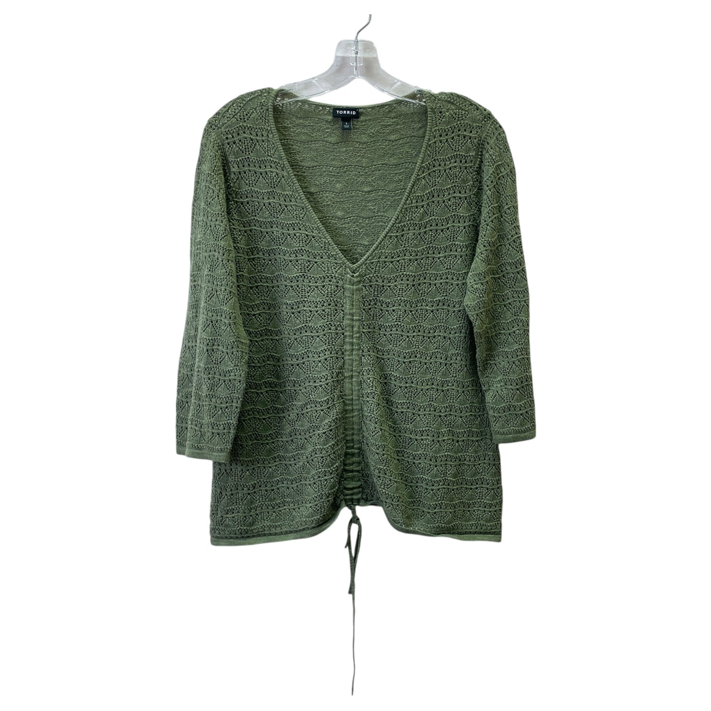 Sweater By Torrid In Green, Size:M