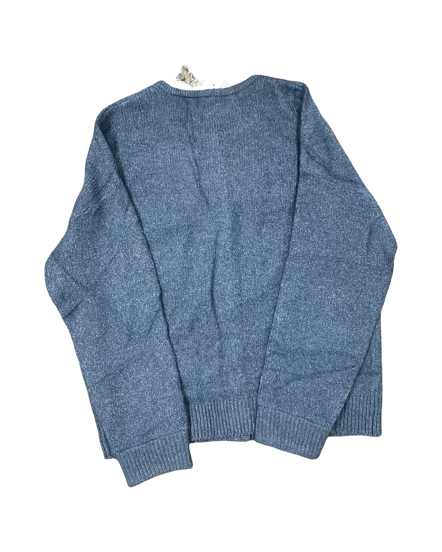 Sweater Cardigan By Clothes Mentor In Blue, Size:L