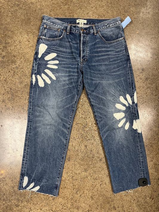 Jeans Straight By Madewell In Blue Denim, Size:10