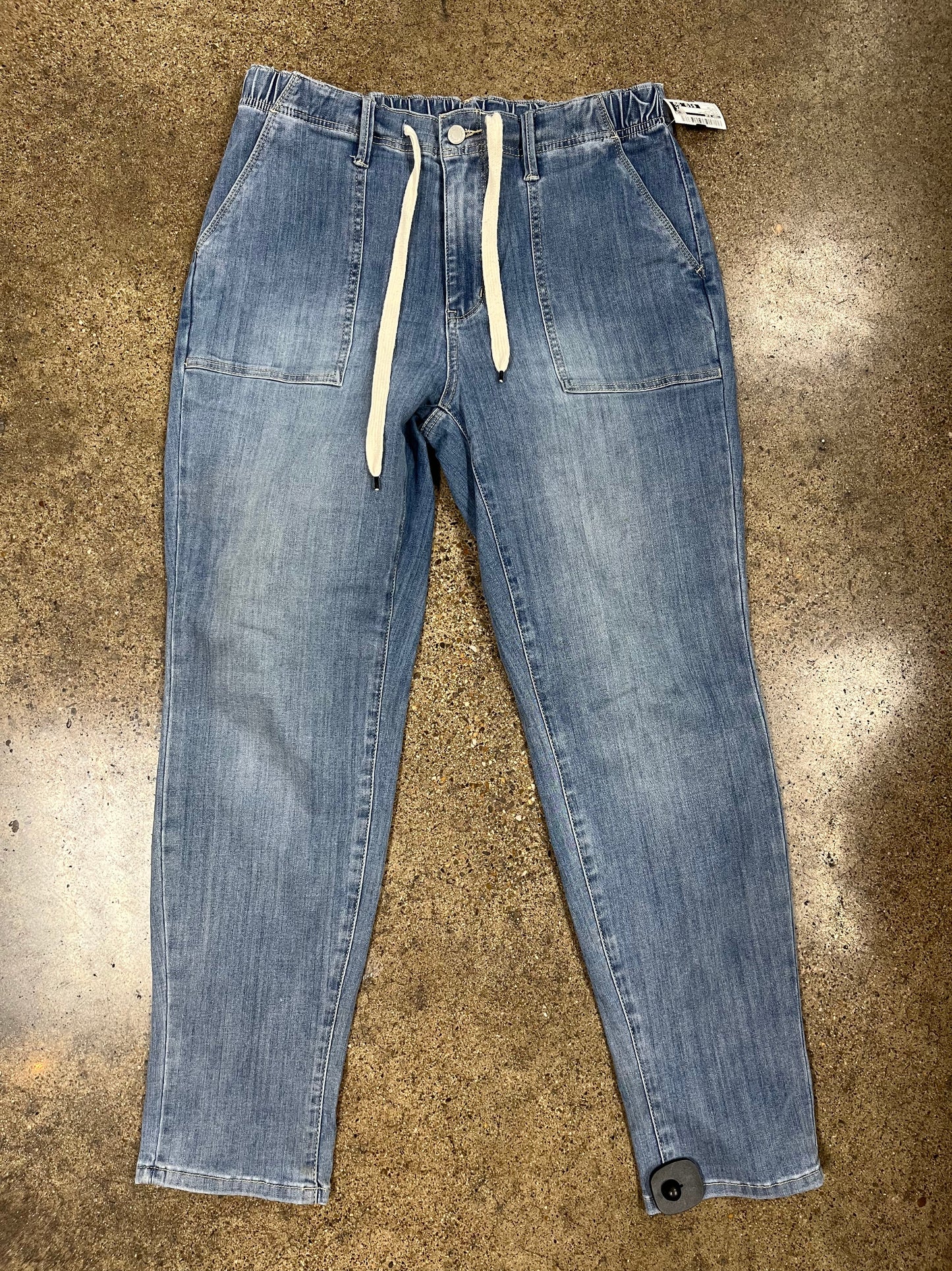 Jeans Straight By Judy Blue In Blue Denim, Size:10