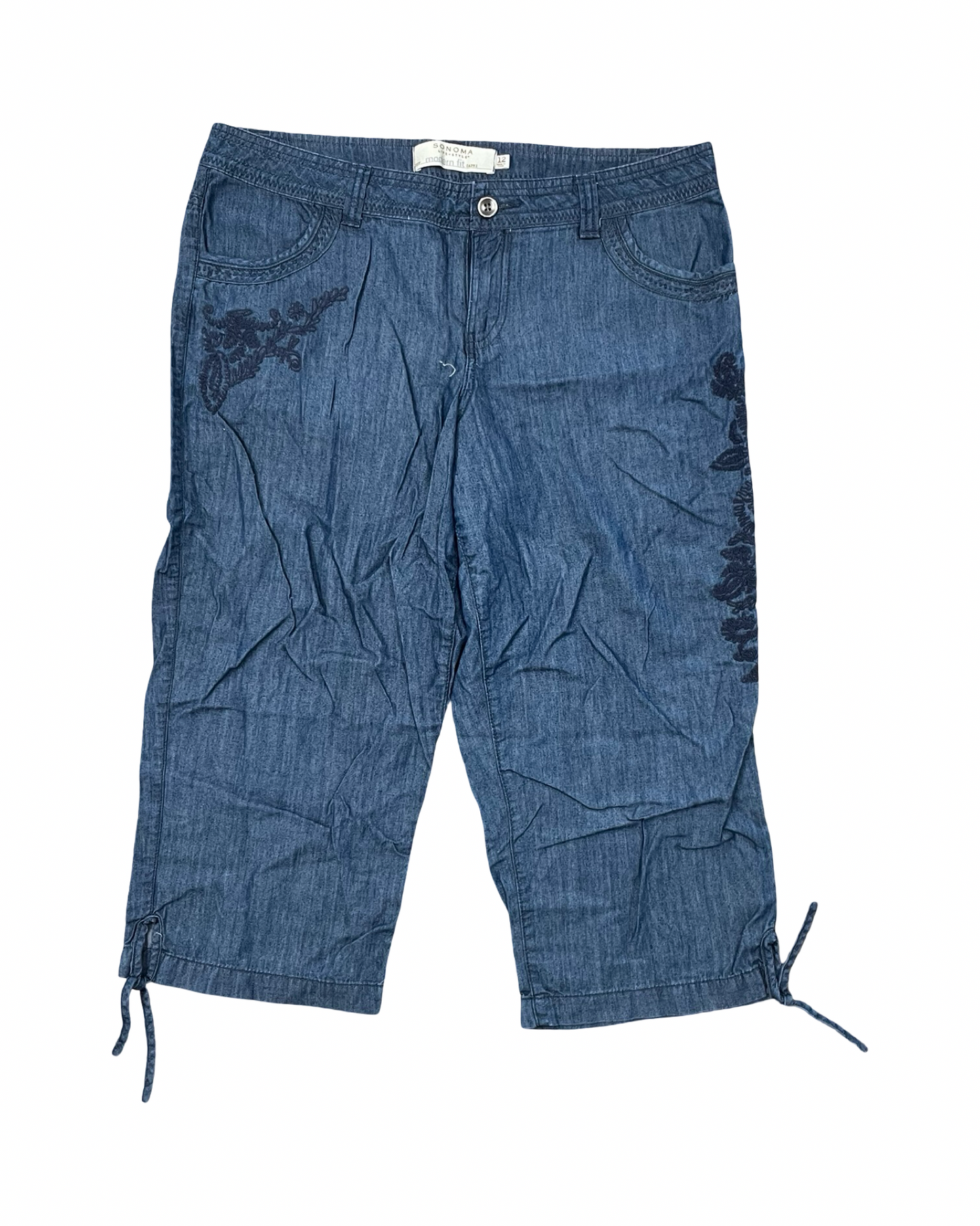 Pants Cropped By Sonoma In Blue, Size:12