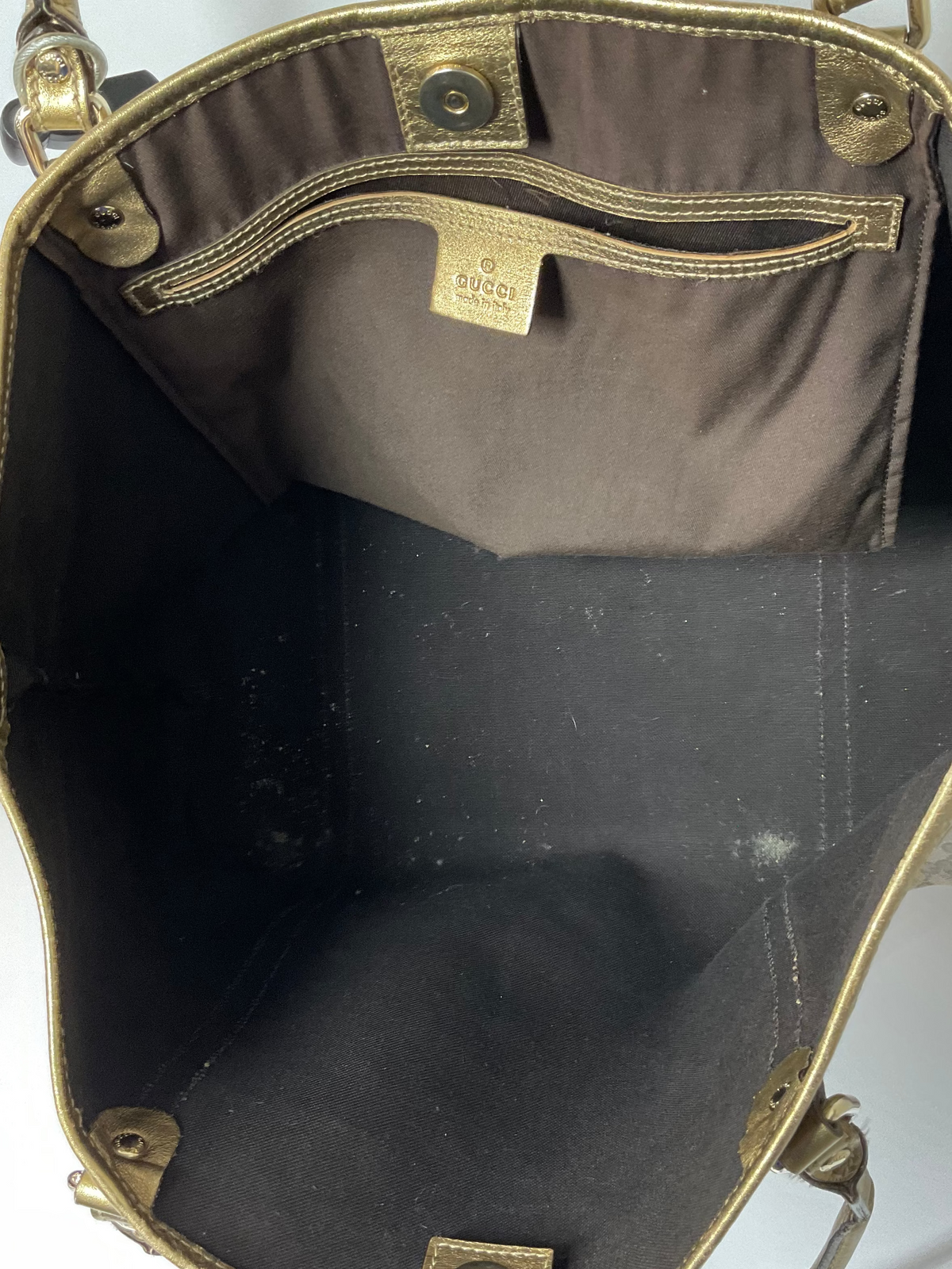 Handbag Luxury Designer By Gucci, Size: Large