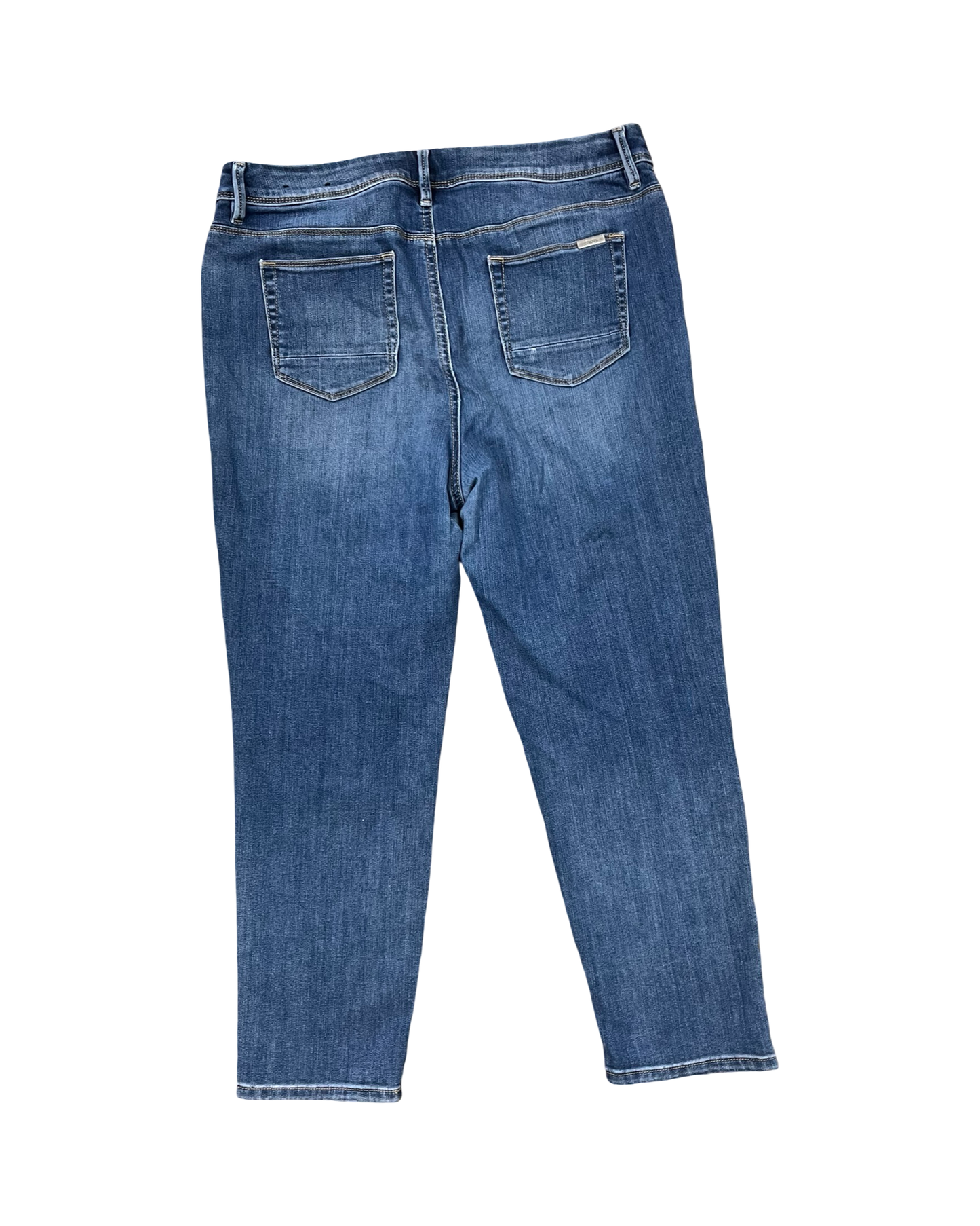 Jeans Cropped By Chicos In Blue Denim, Size:10