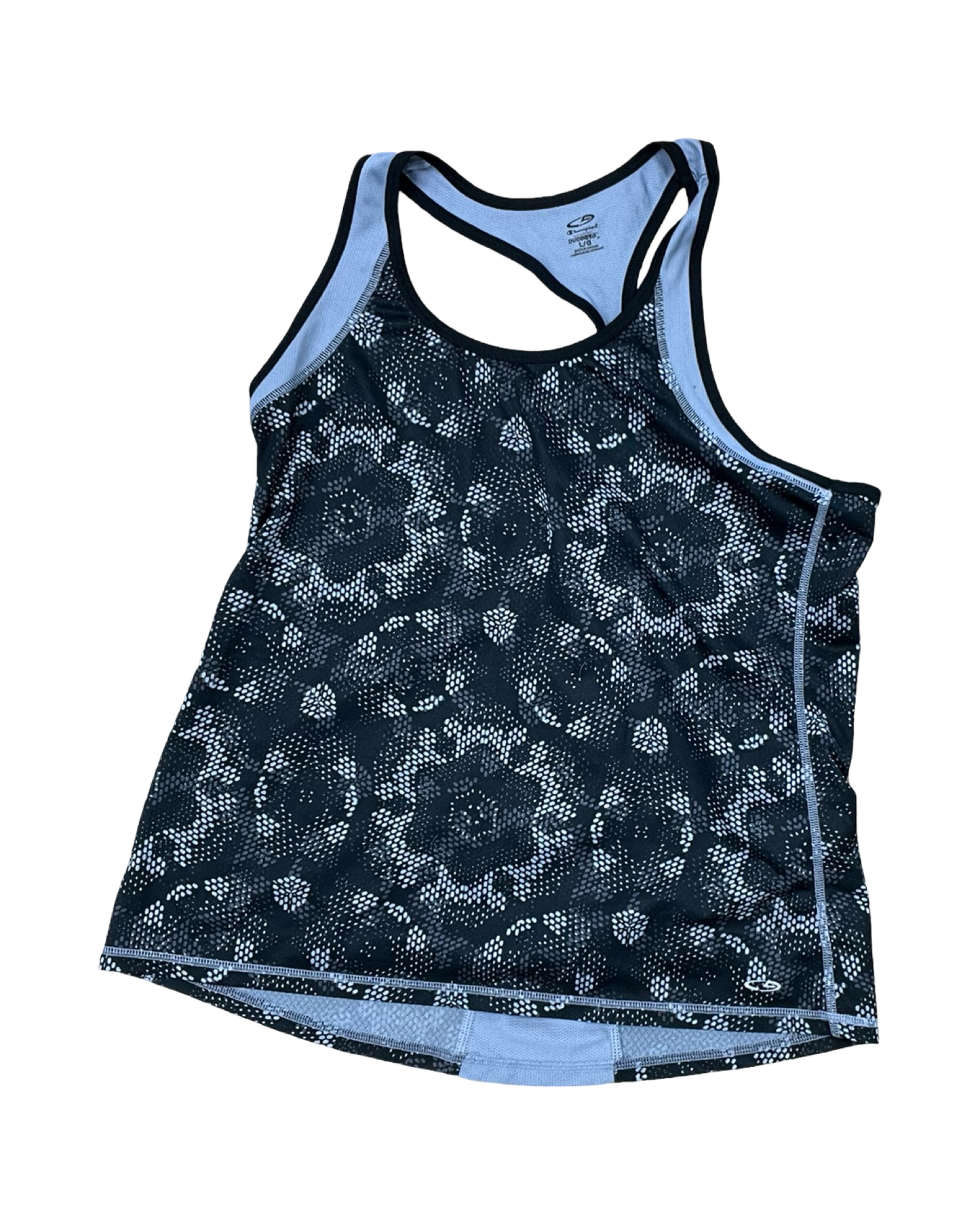Athletic Tank Top By Champion In Black & Grey, Size:L