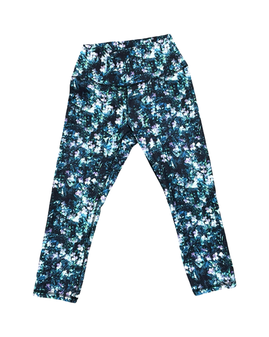Athletic Leggings Capris By Rbx In Teal, Size:M