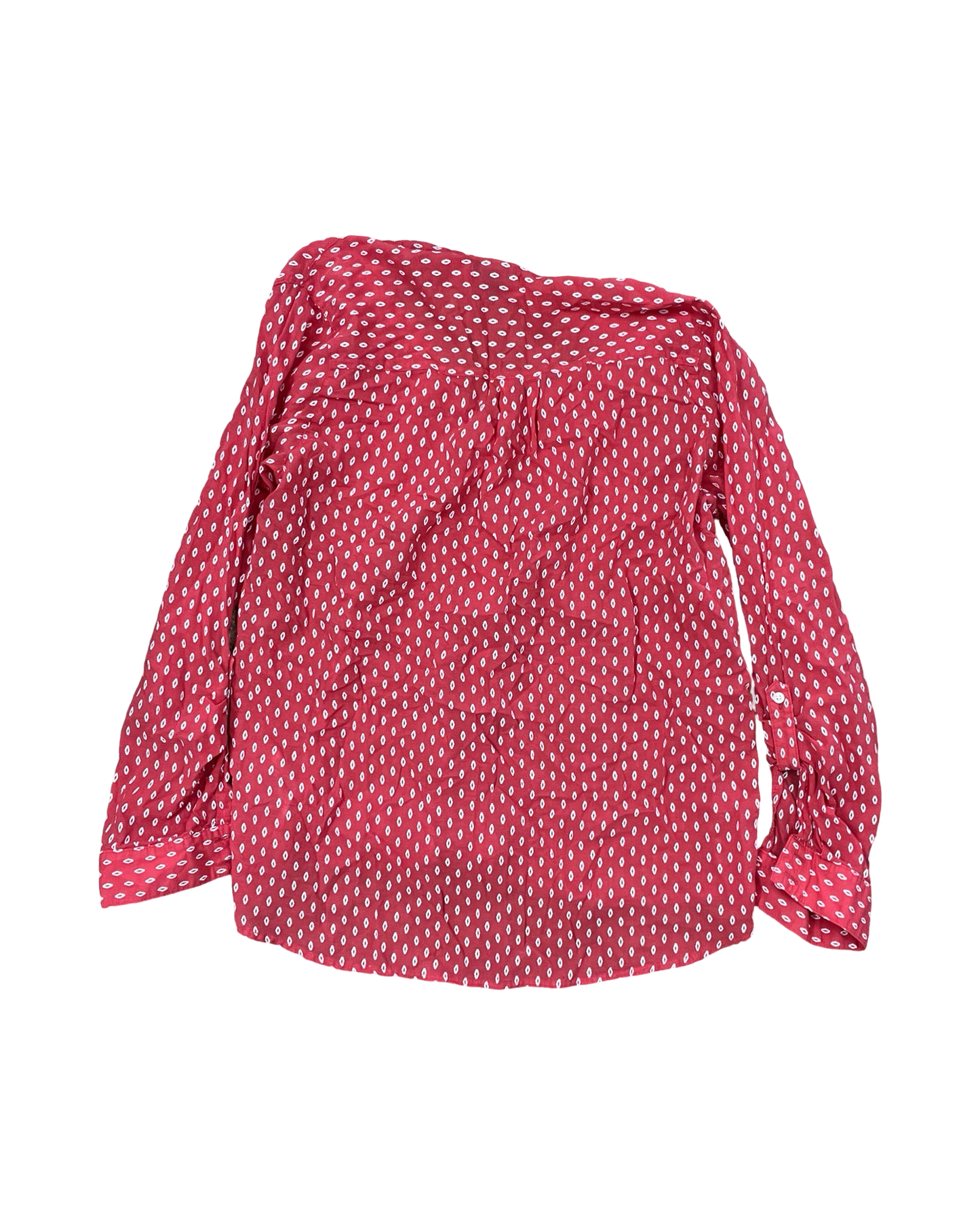 Blouse Ls By Gap In Red, Size:L