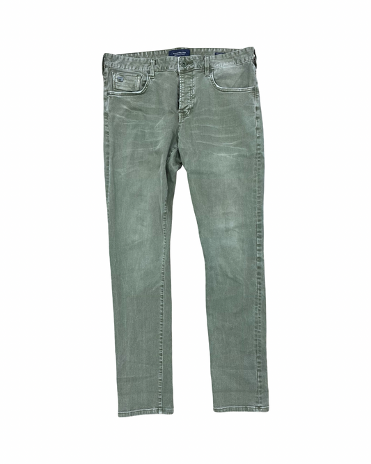 Jeans Straight By Scotch & Soda In Green, Size:18