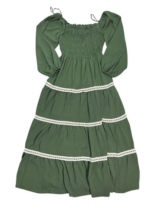 Dress Casual Maxi By She + Sky In Green, Size:L