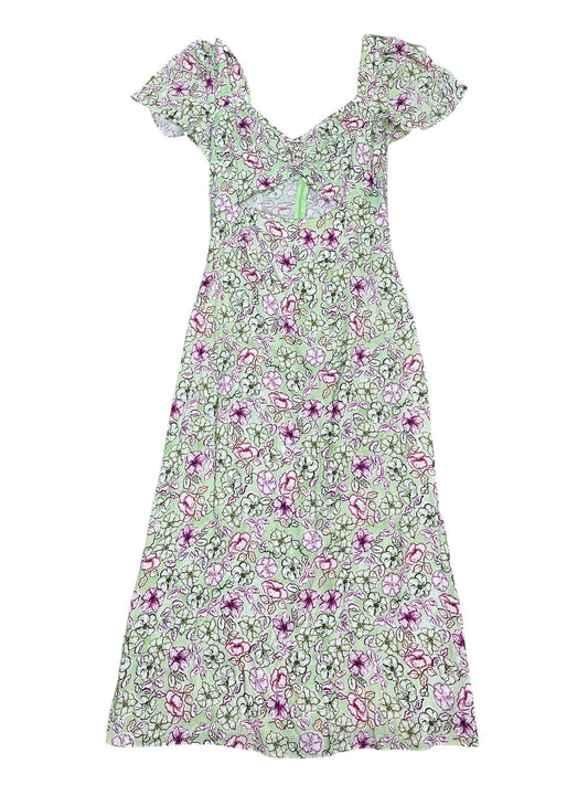 Dress Casual Midi By Zara In Green, Size:S