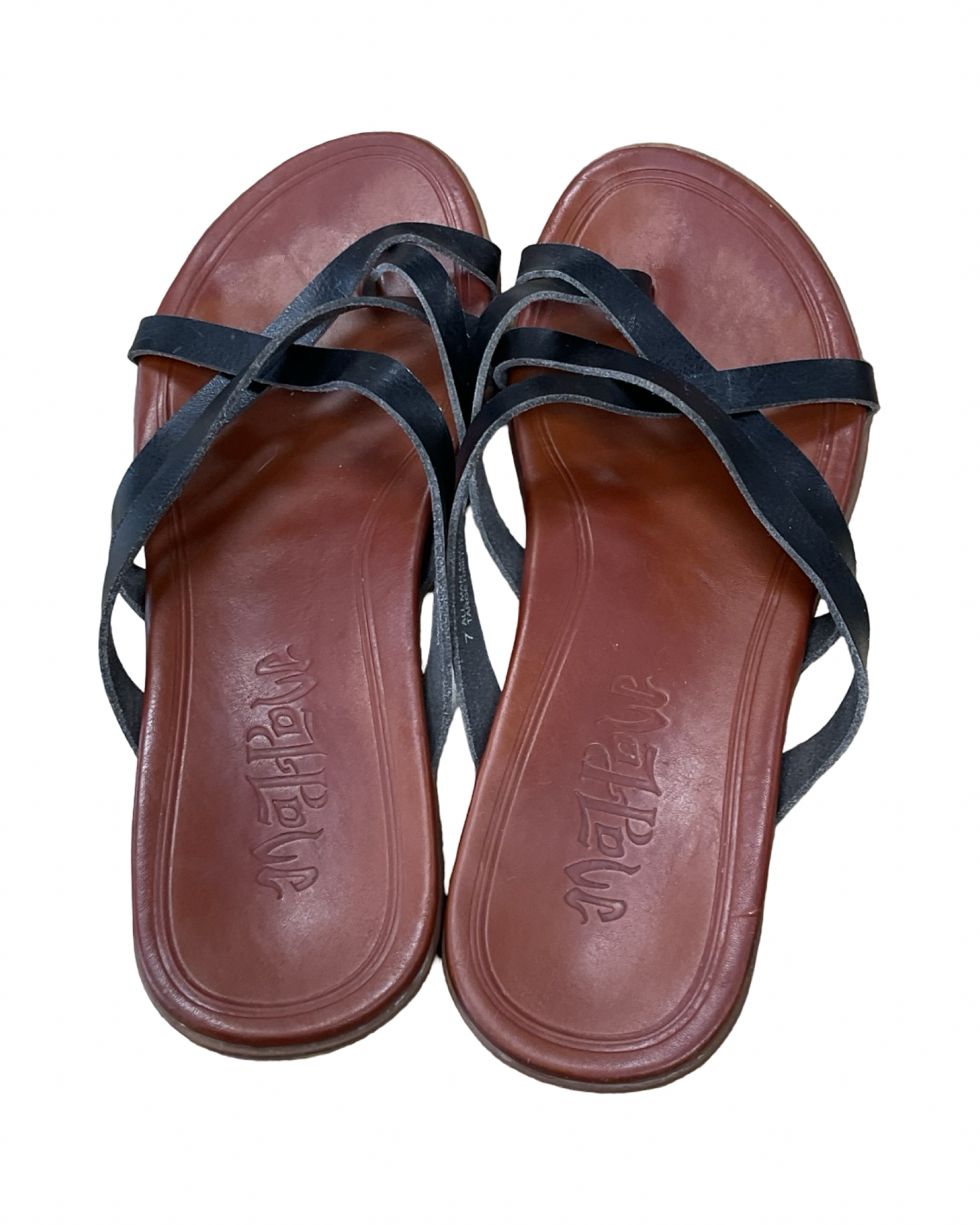 Sandals Flats By Mad Love In Black, Size:7