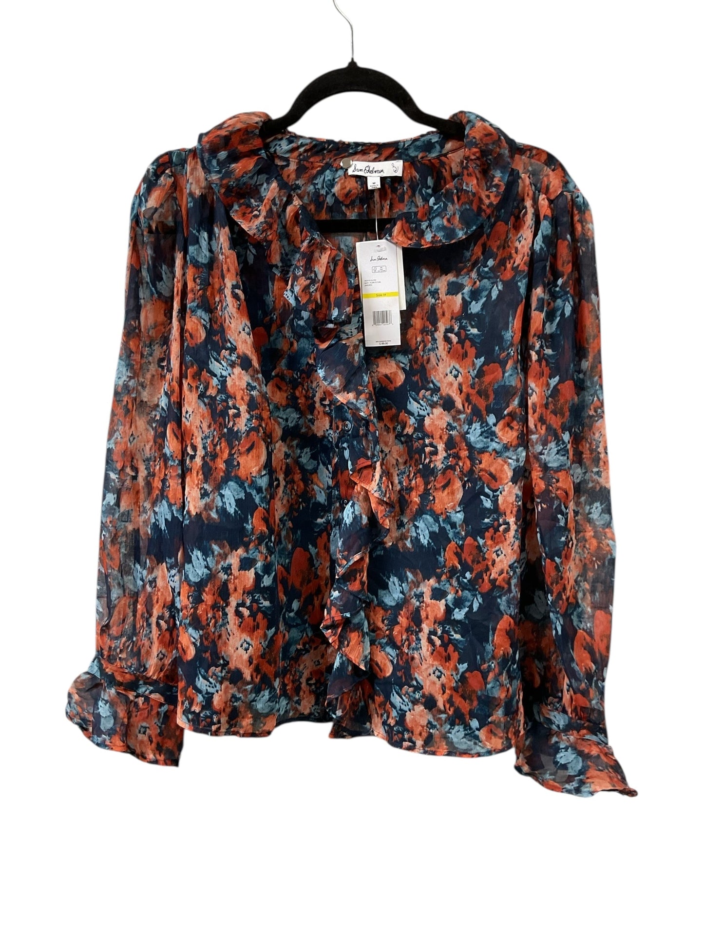 Top Ls By Sam Edelman In Blue & Red, Size:M