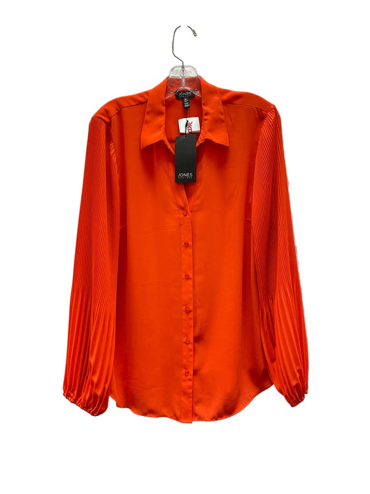Top Ls By Jones New York In Orange, Size:L