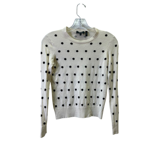 Sweater By Theory In Black & Cream, Size:S