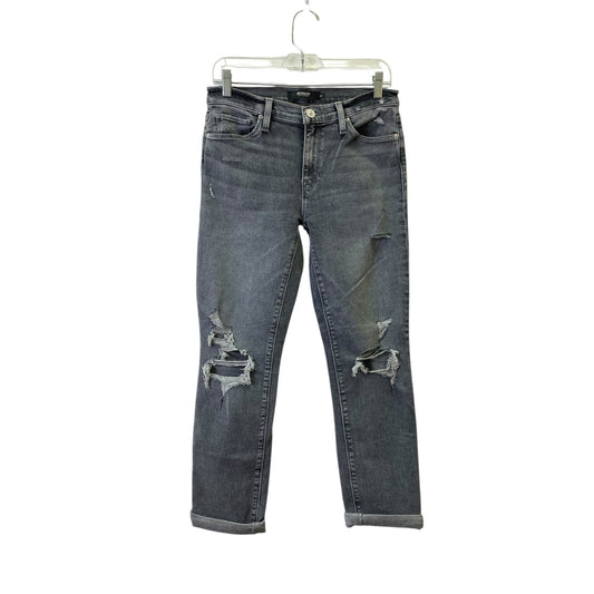 Jeans Straight By Hudson In Grey Denim, Size:4