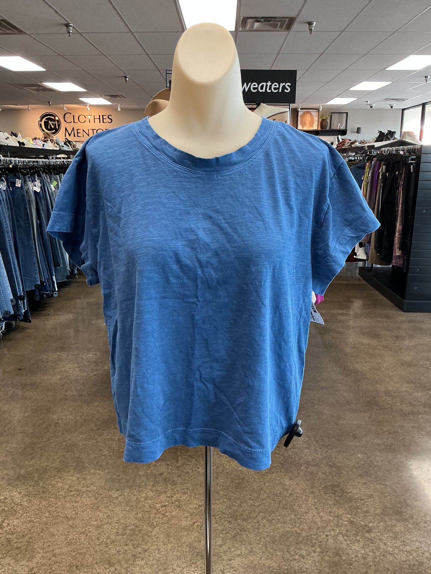 Top Ss By Pilcro In Blue, Size:L