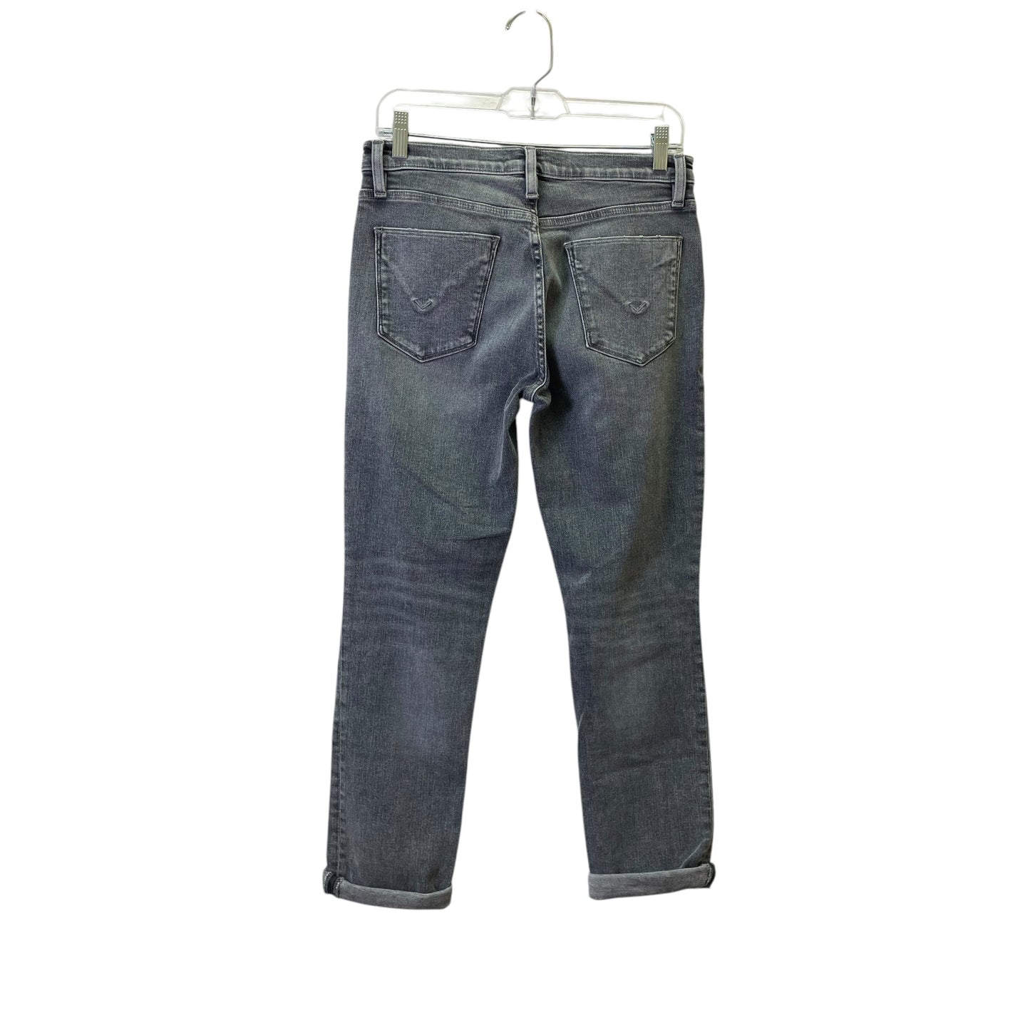 Jeans Straight By Hudson In Grey Denim, Size:4