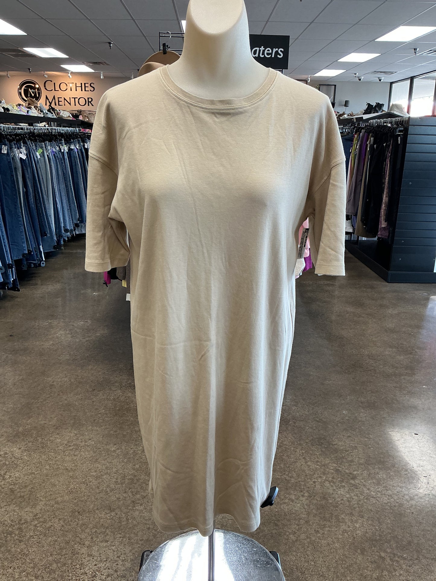 Dress Casual Midi By Babaton In Tan, Size:S