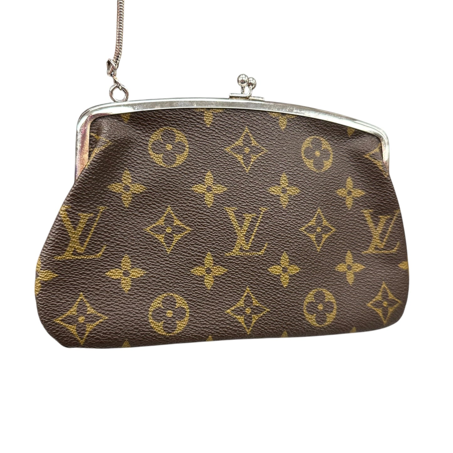 Handbag Luxury Designer By Louis Vuitton In Brown, Size:Large