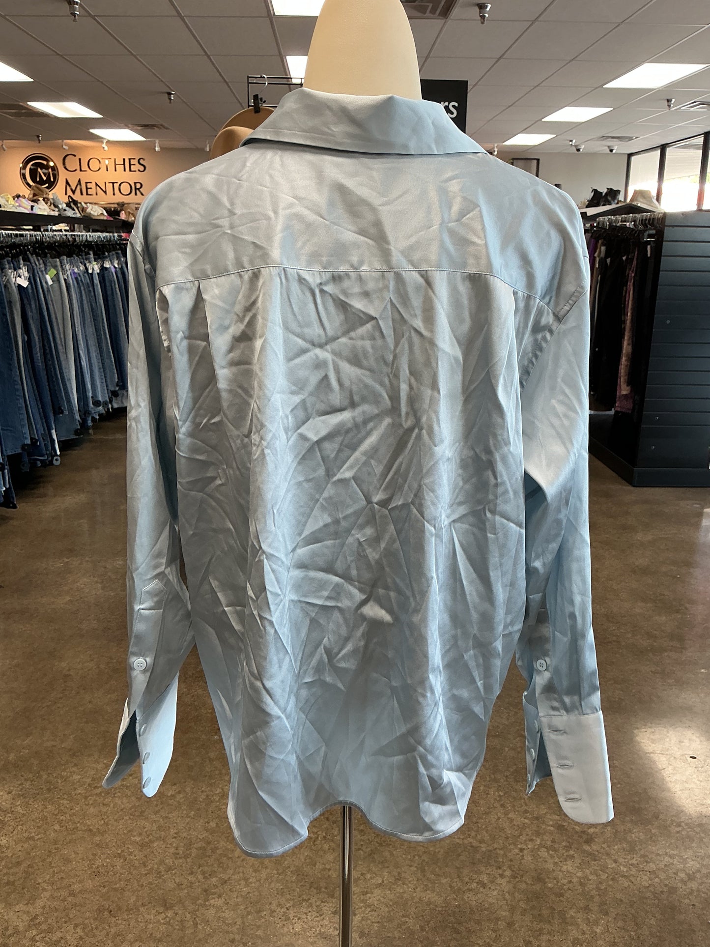 Top Ls By Cmb In Blue, Size:Xs